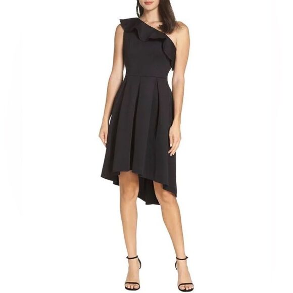 Chi Chi London Womens One-Shoulder High/Low Cocktail Dress - Picture 1 of 5